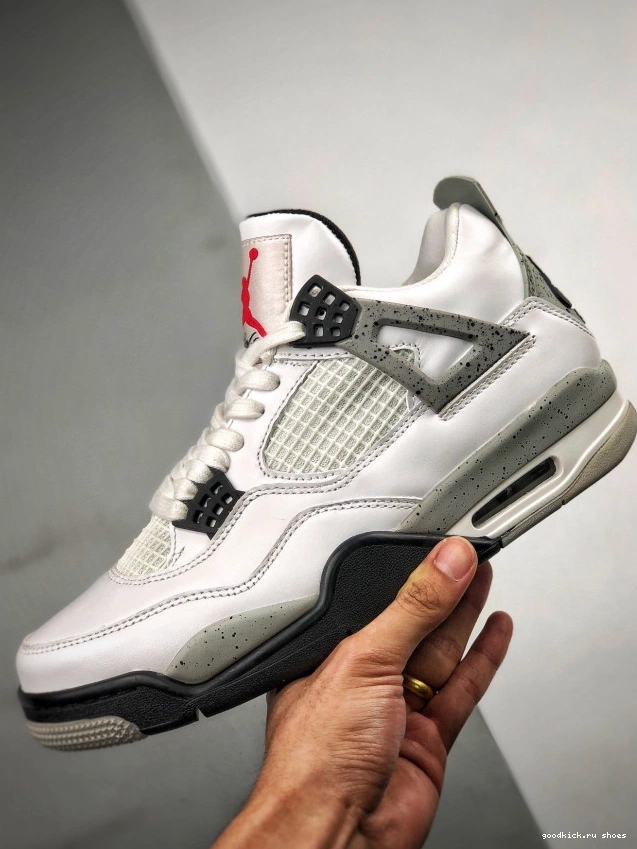 Cheap Cement OG Jordan White 840606-192 (nike) Air 4 0718